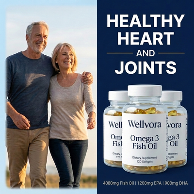 Wellvora™ Omega 3 Fish Oil