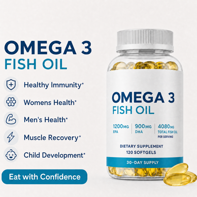 Wellvora™ Skin-Relief Omega 3 Fish-Oil